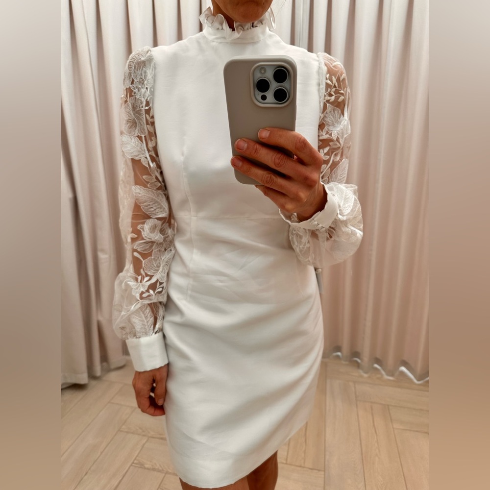 Alexandra Grecco Dali Bridal Mini Dress